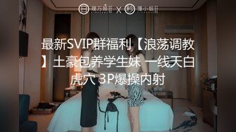 最新SVIP群福利【浪荡调教】土豪包养学生妹 一线天白虎穴 3P爆操内射