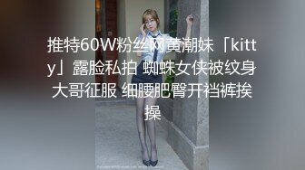 推特60W粉丝网黄潮妹「kitty」露脸私拍 蜘蛛女侠被纹身大哥征服 细腰肥臀开裆裤挨操