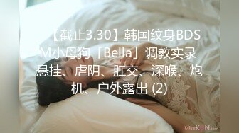 ✨【截止3.30】韩国纹身BDSM小母狗「Bella」调教实录 悬挂、虐阴、肛交、深喉、炮机、户外露出 (2)